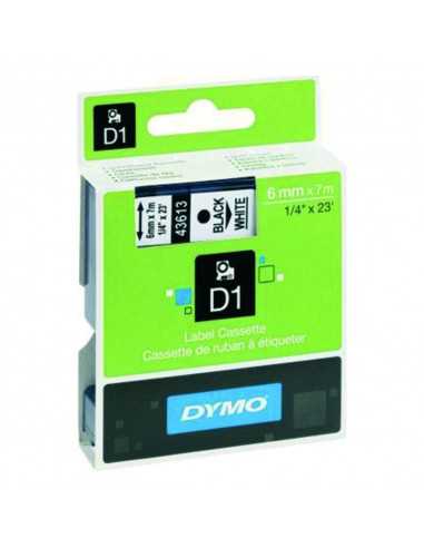 Dymo Label Tape 6mm Black on White