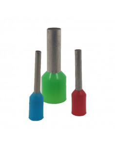 Bootlace Ferrule Red 1.0mm 2