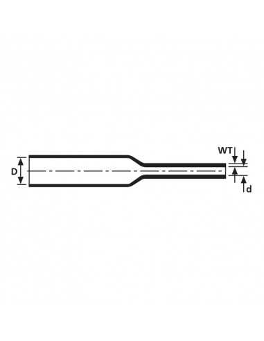 Heatshrink LVR 4.8/2.4mm White