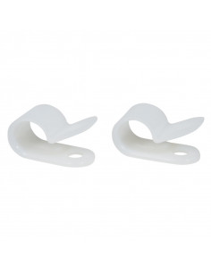 P Clips Nylon 8.0mm H4P White