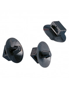 Cradle Arrowhead 6.4mm Black
