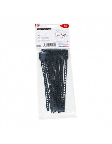 Cable Tie Softfix 180 x 7mm Black