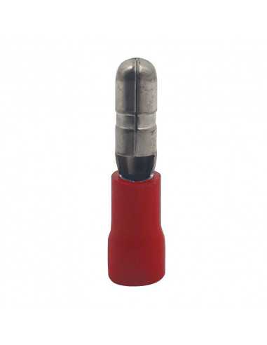 Terminal Twin Grip Red Male Bullet 4.0mm