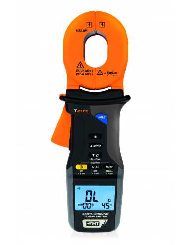 Earth Ground Clamp Meter wRS232
