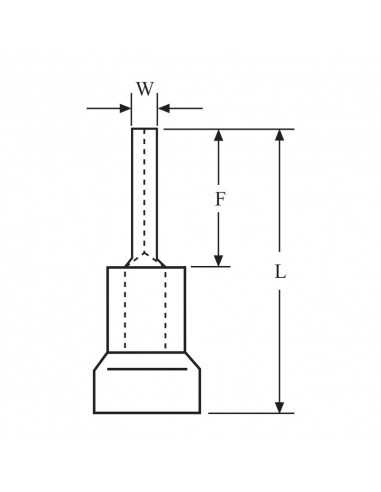 Terminal Twin Grip Pin 14mm Yellow Terminal Twin Grip Pin 14mm Yellow