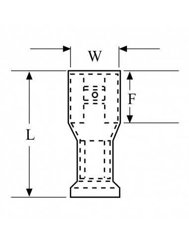Terminal Twin Grip Insulated 4.75mm... Terminal Twin Grip Insulated 4.75mm...