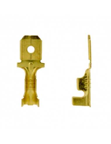 Terminal Disconnect Brass Male 6.4mm