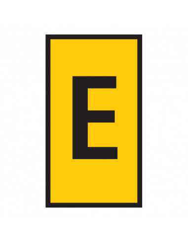 Marker WIC 2 1.5 - 2.5mm Yellow Marked E