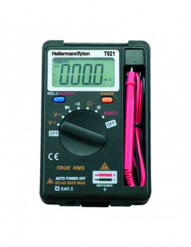 Multimeter Pocket TRMS 600V