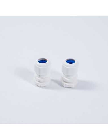 Cable Gland BS No 0 White Pkt of 2