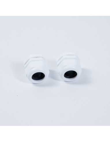 Cable Gland BS No 2 White Pkt of 2