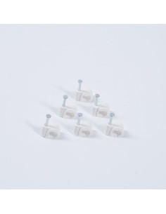 Cable Clips Round 7mm Black... 2
